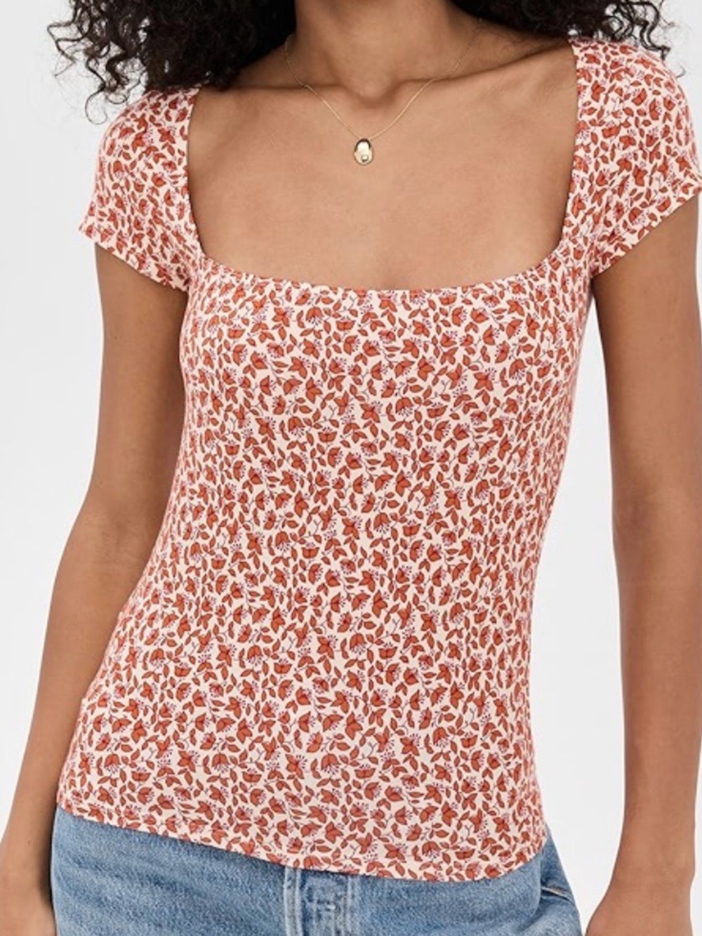 Reformation Bardot Knit Top
